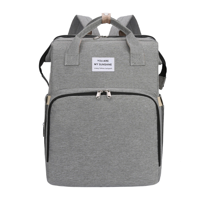 Portable Folding Bed Diaper Bag with Large Capacity