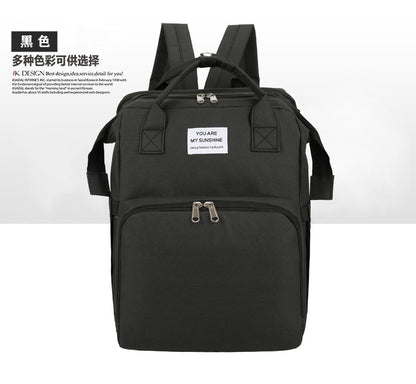 Portable Folding Bed Diaper Bag with Large Capacity